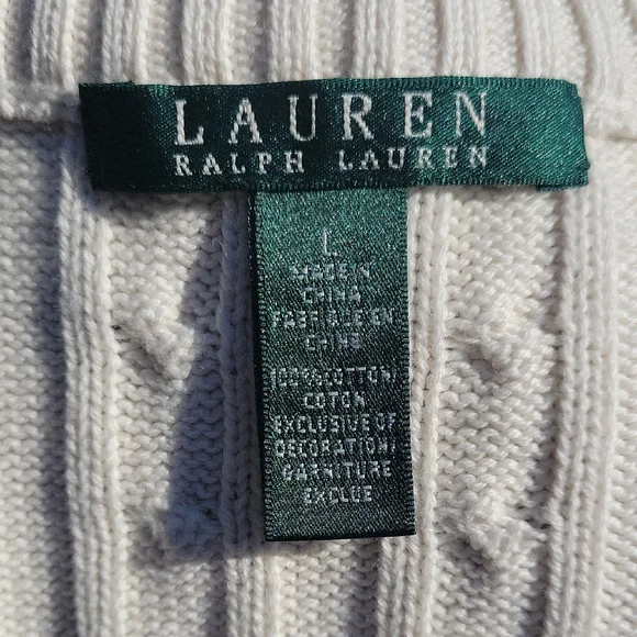 Ralph Lauren Cable-Knit Zip Turtleneck Sweater - Picture 6 of 7